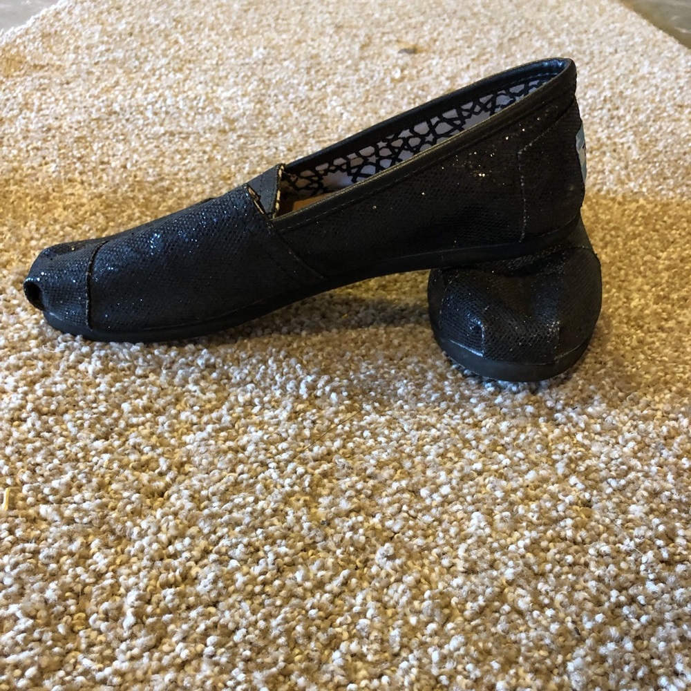 Black Sparkle TOMS